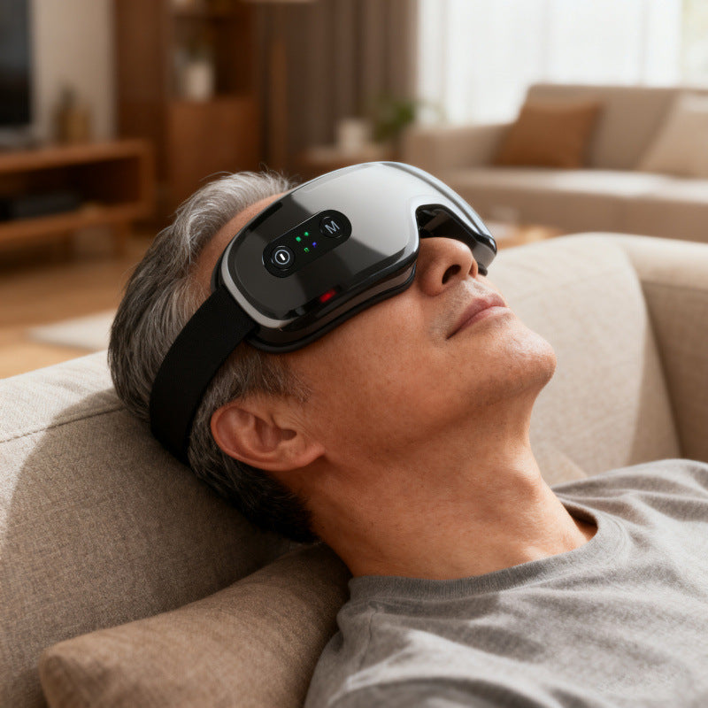 Rechargeable Eye Massager with Heat and Air Pressure