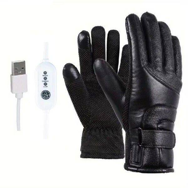 USB Heated Winter Gloves Electric Warming